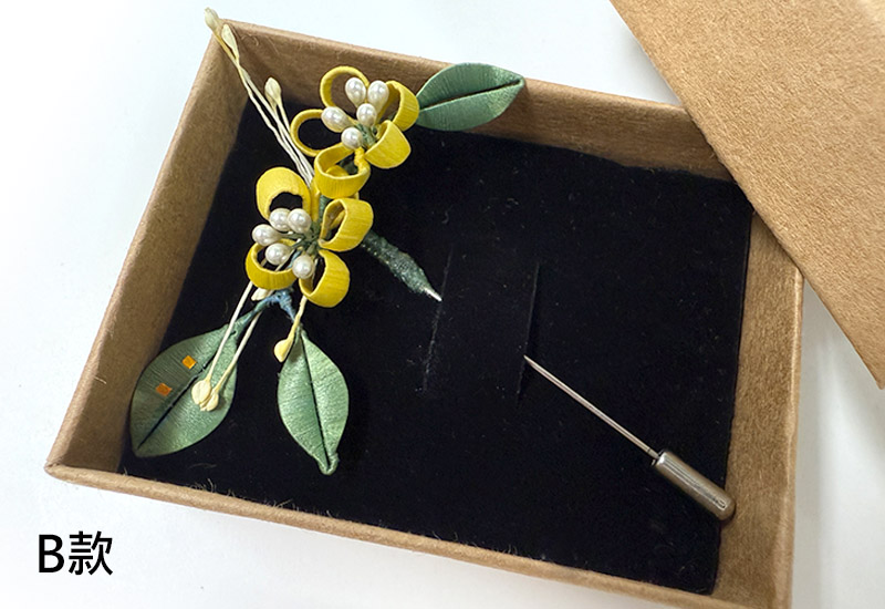 客家纏花雙花飾